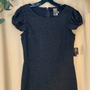 Ann Taylor - NWT - Gray - Sz 4 - Cap Sleeve Dress